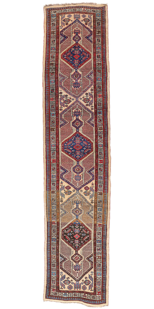 3 x 15 Antique Persian Sarab Rug 90035