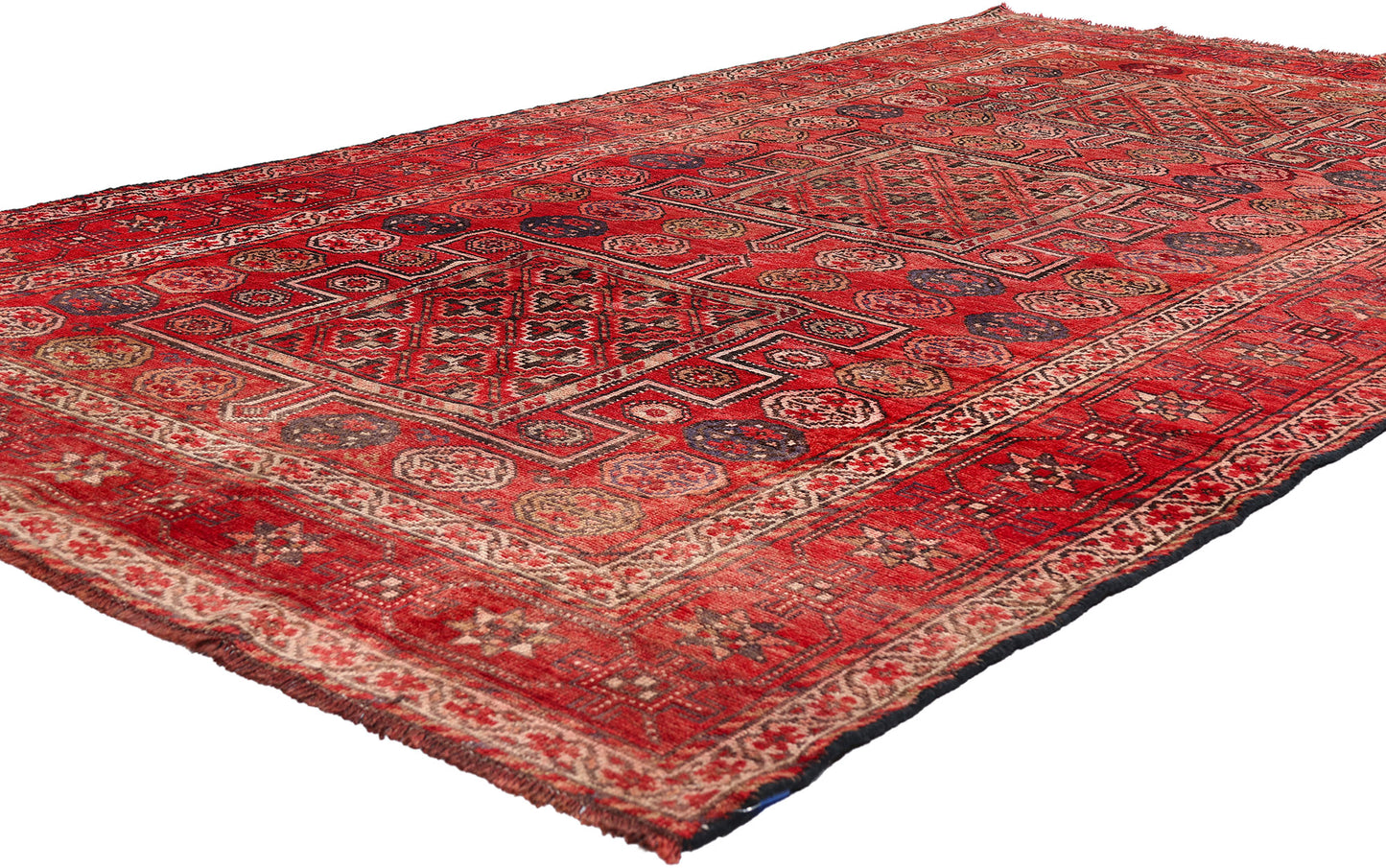 6 x 10 Red Antique Persian Shiraz Rug 61426
