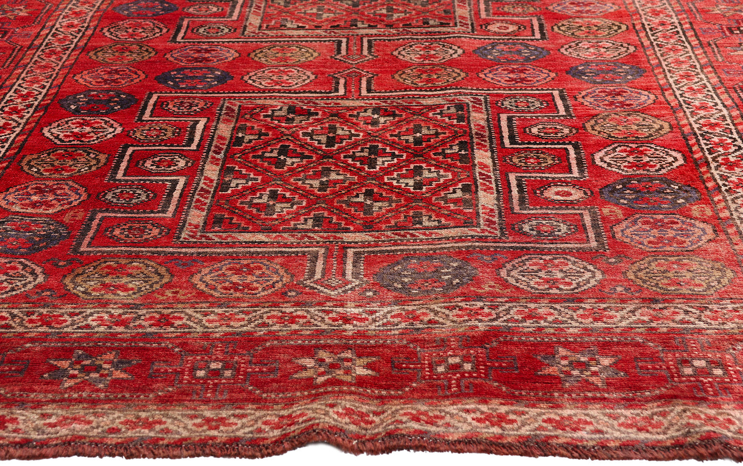 6 x 10 Red Antique Persian Shiraz Rug 61426