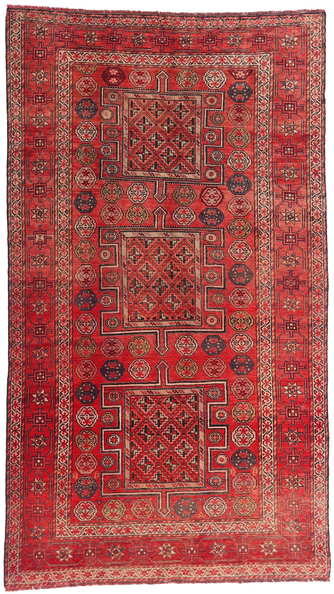 6 x 10 Red Antique Persian Shiraz Rug 61426