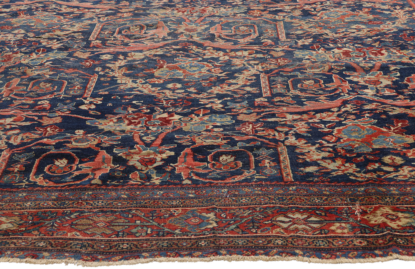 9 x 11 Antique Persian Sultanabad Rug 78652