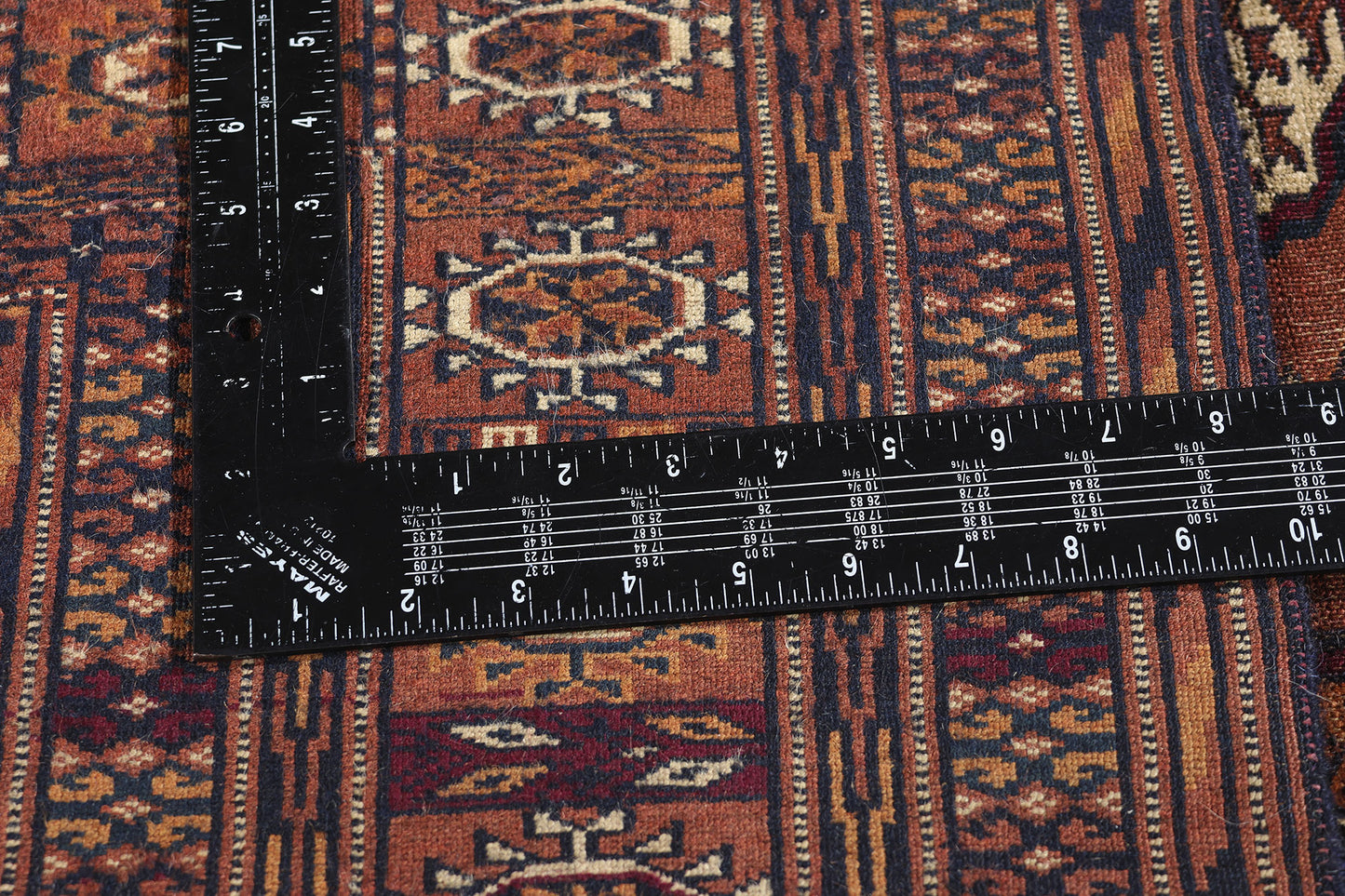 4 x 5 Antique Persian Turkoman Rug 79172