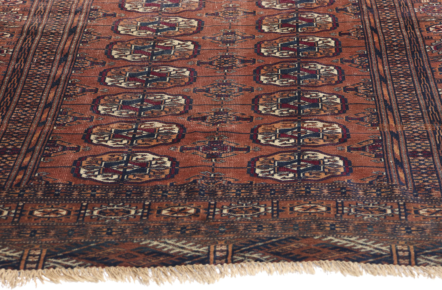 4 x 5 Antique Persian Turkoman Rug 79172