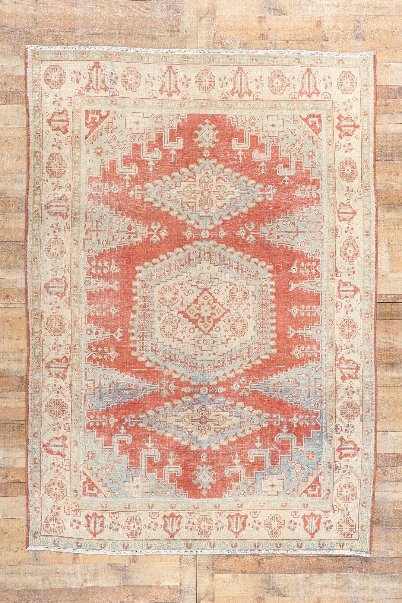 7 x 10 Antique Persian Viss Rug 61312