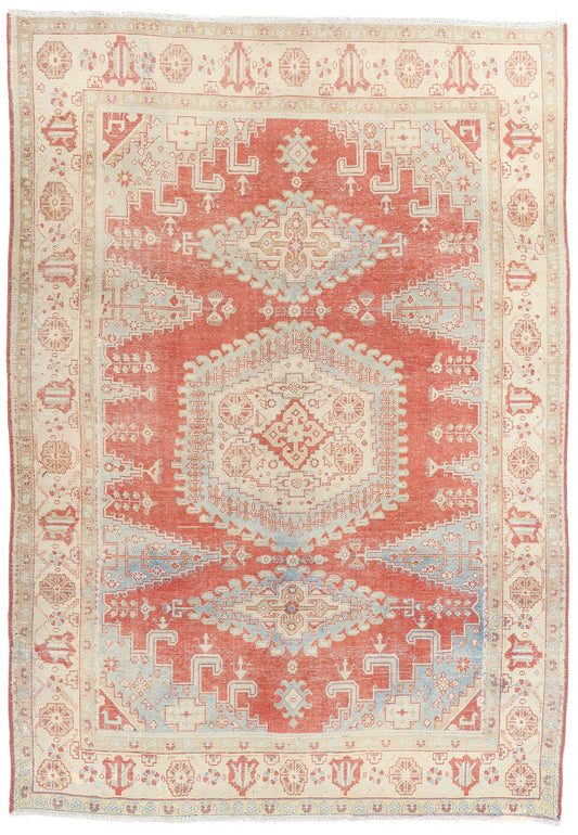 7 x 10 Antique Persian Viss Rug 61312