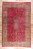 12 x 18 Antique Red Persian Kerman Rug 79162