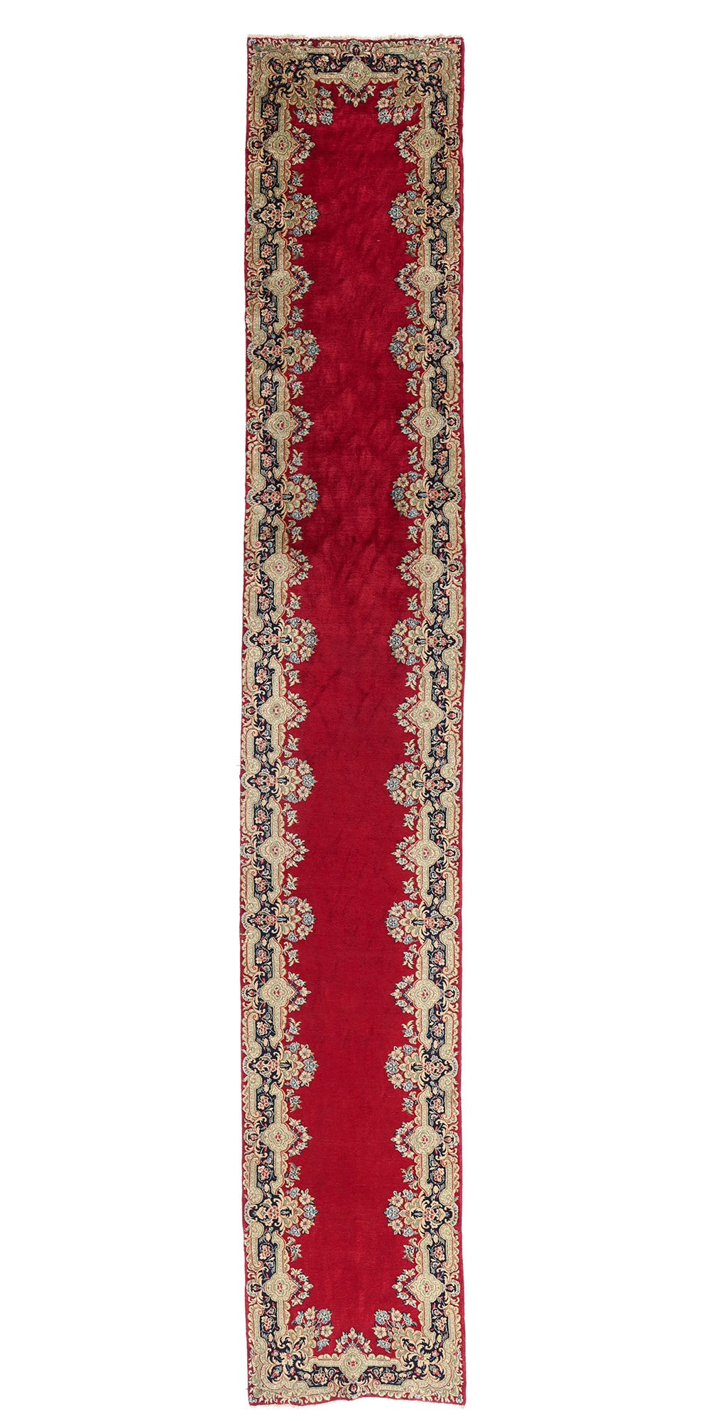 3 x 16 Antique Red Persian Kerman Rug 90031