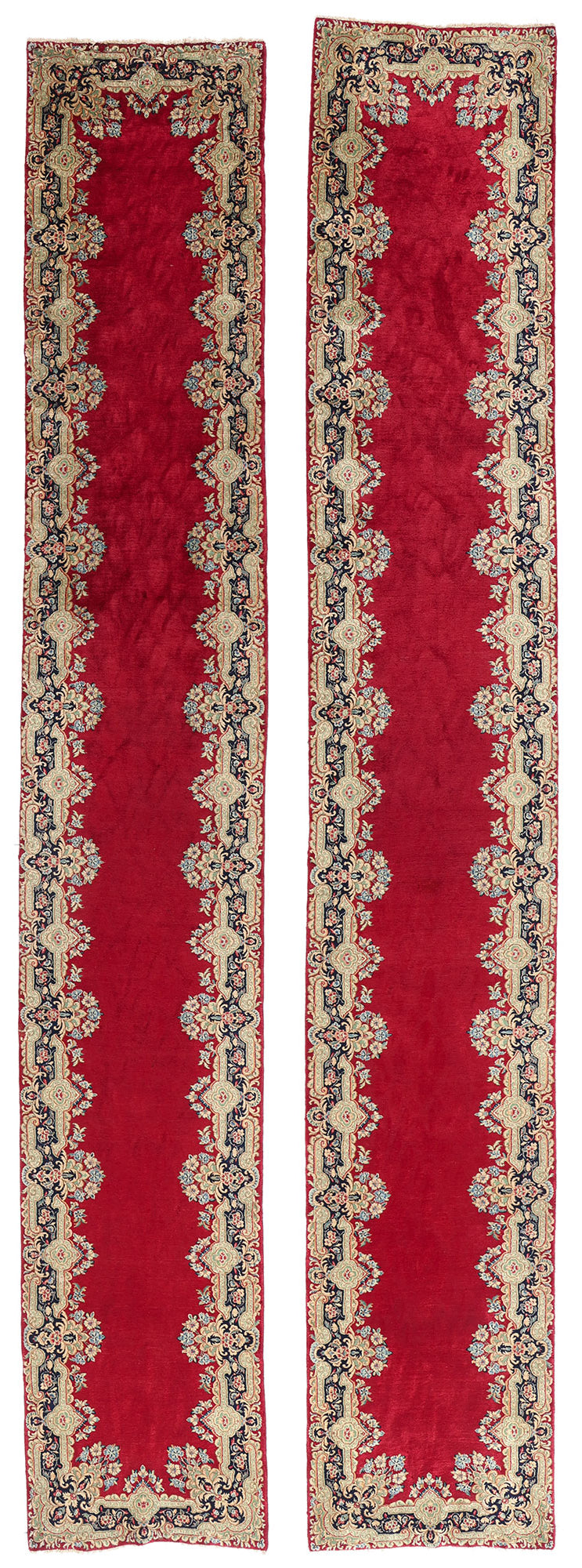 3 x 16 Antique Red Persian Kerman Rug 90032