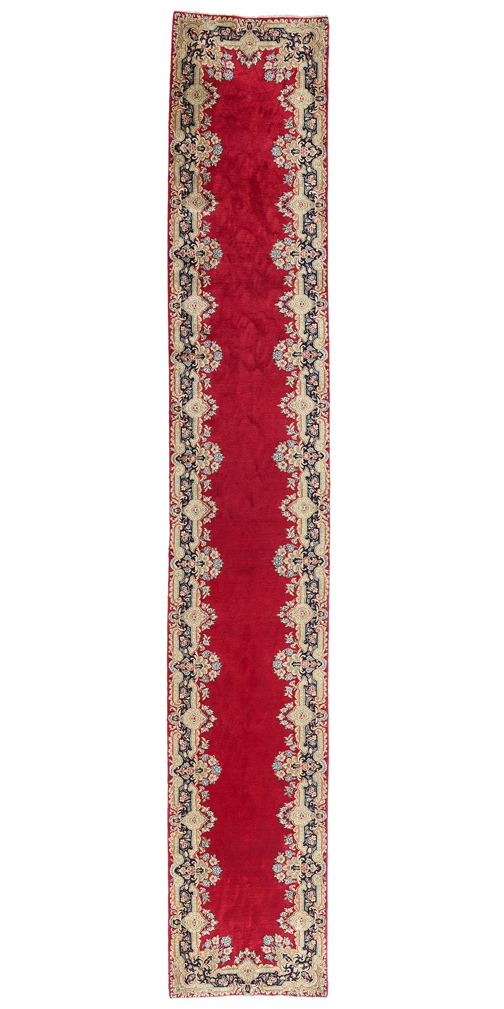 3 x 16 Antique Red Persian Kerman Rug 90032