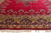 13 x 17 Antique Red Persian Mashhad Rug 79183