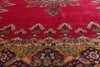 13 x 17 Antique Red Persian Mashhad Rug 79183