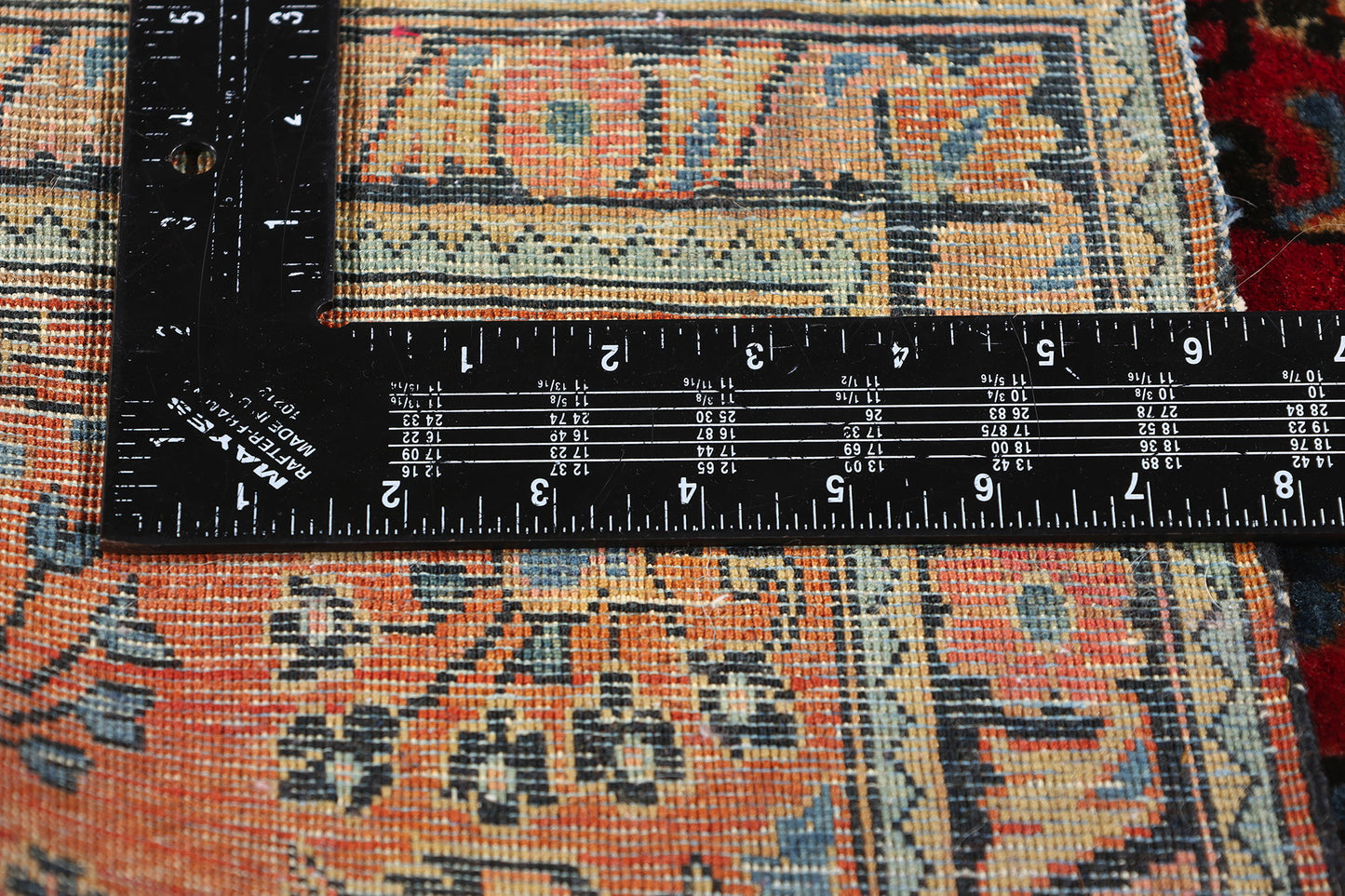 2 x 4 Antique Red Persian Sarouk Rug 79010