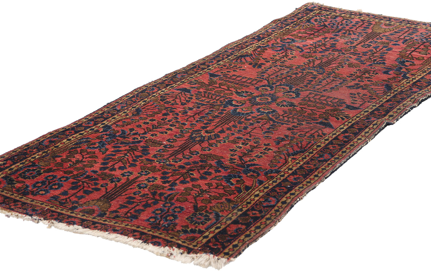 2 x 5 Antique Persian Sarouk Rug 79201