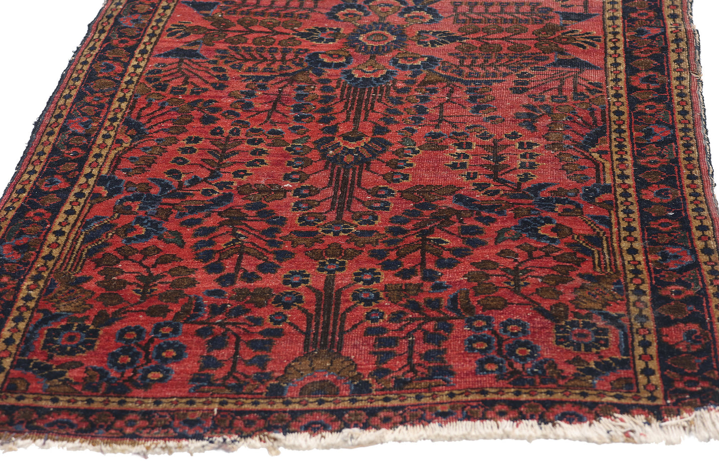 2 x 5 Antique Persian Sarouk Rug 79201