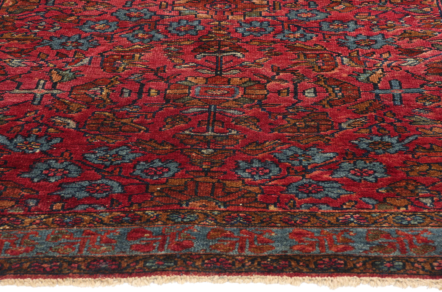 5 x 7 Antique Persian Lilihan Rug 79090