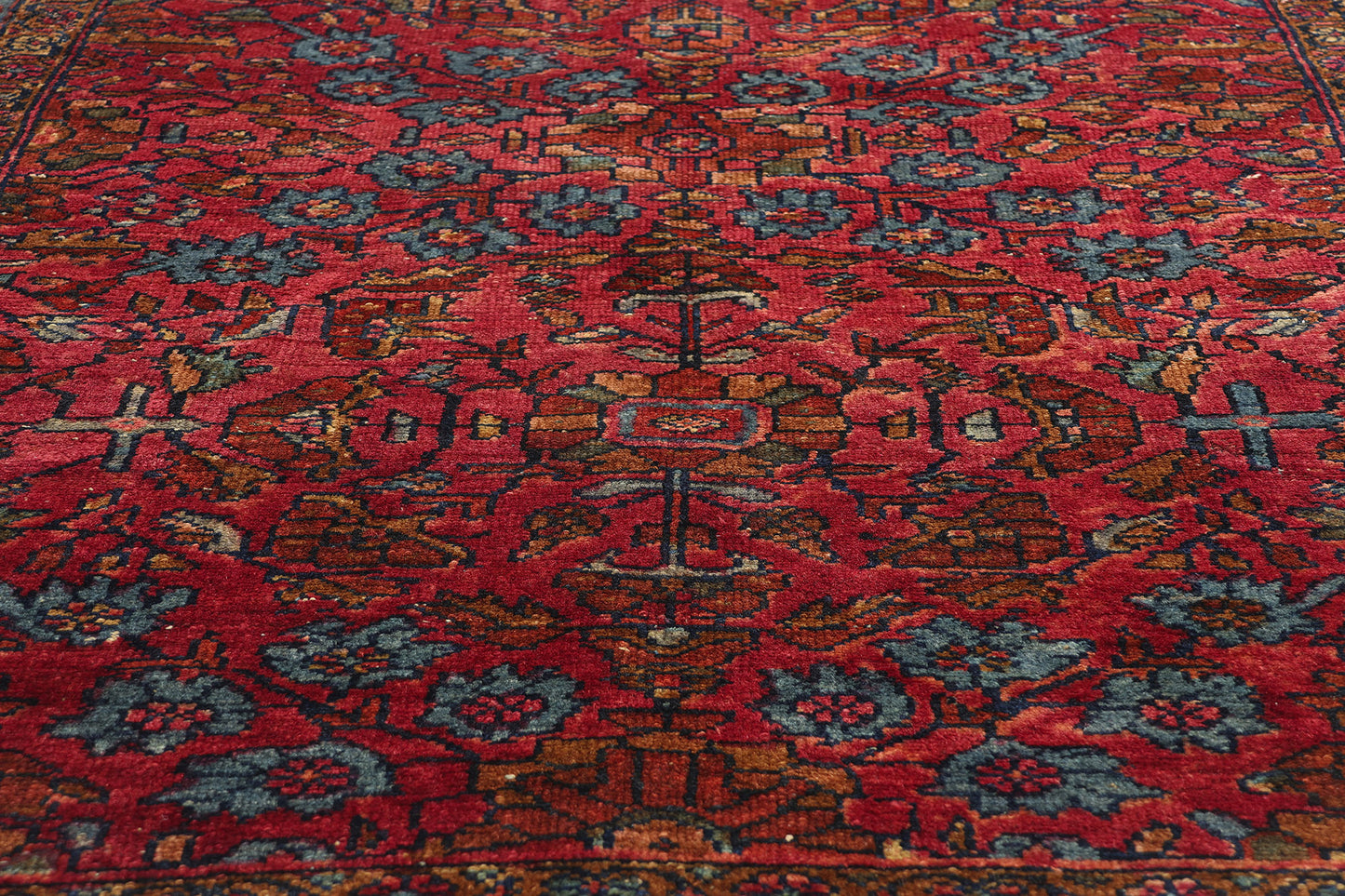 5 x 7 Antique Persian Lilihan Rug 79090