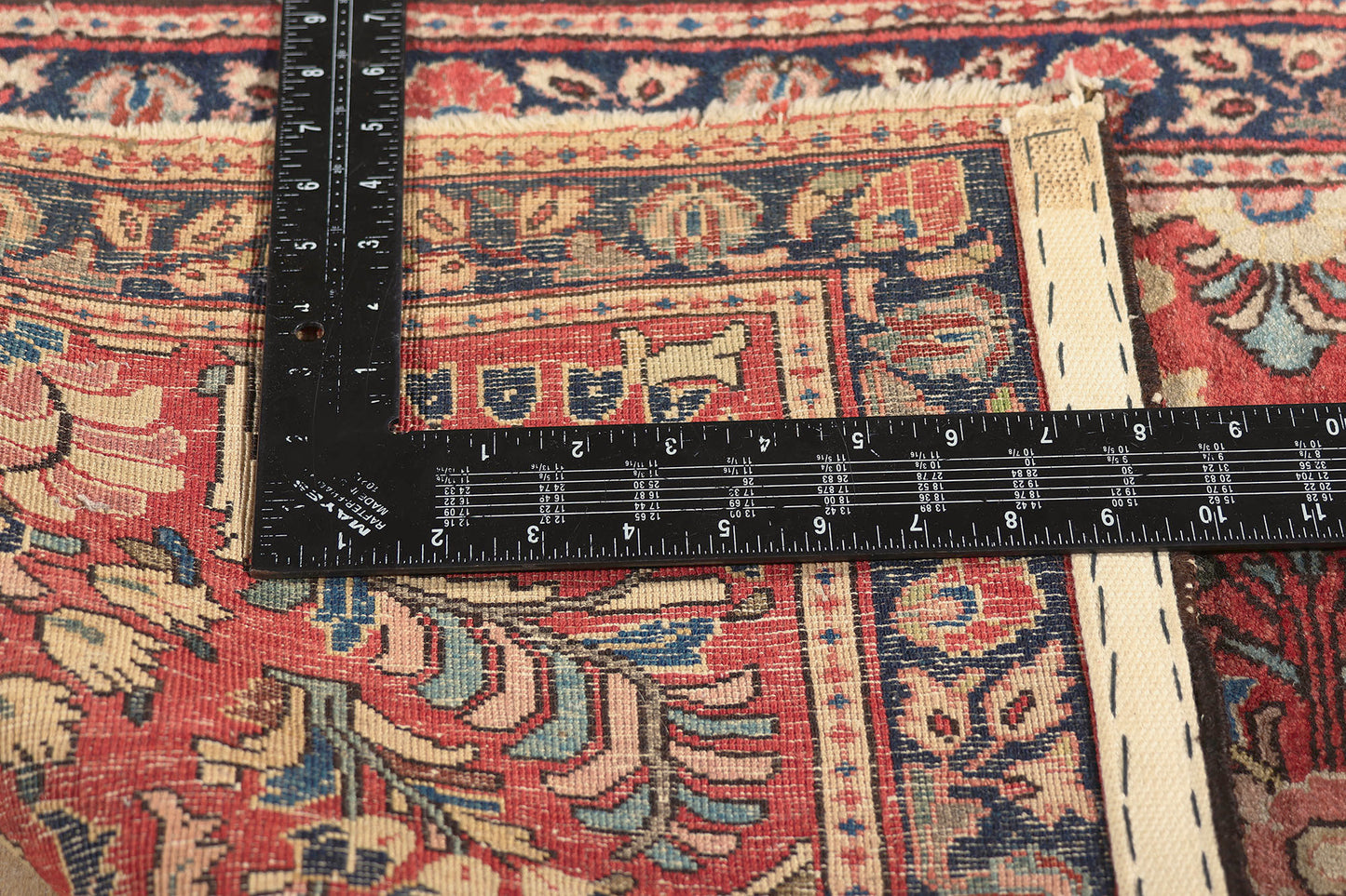 2 x 4 Antique Red Persian Sarouk Rug 79220