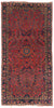 2 x 5 Antique Red Persian Sarouk Rug 79285