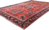 6 x 10 Antique Red Persian Mohajeran Sarouk Rug 79184