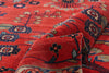 6 x 10 Antique Red Persian Mohajeran Sarouk Rug 79184