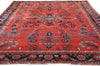 6 x 10 Antique Red Persian Mohajeran Sarouk Rug 79184