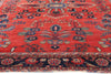 6 x 10 Antique Red Persian Mohajeran Sarouk Rug 79184