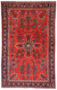 6 x 10 Antique Red Persian Mohajeran Sarouk Rug 79184