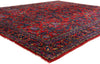 9 x 11 Antique Red Persian Mohajeran Sarouk Rug 79263