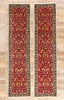 3 x 13 Antique Red Persian Tabriz Rug 90034