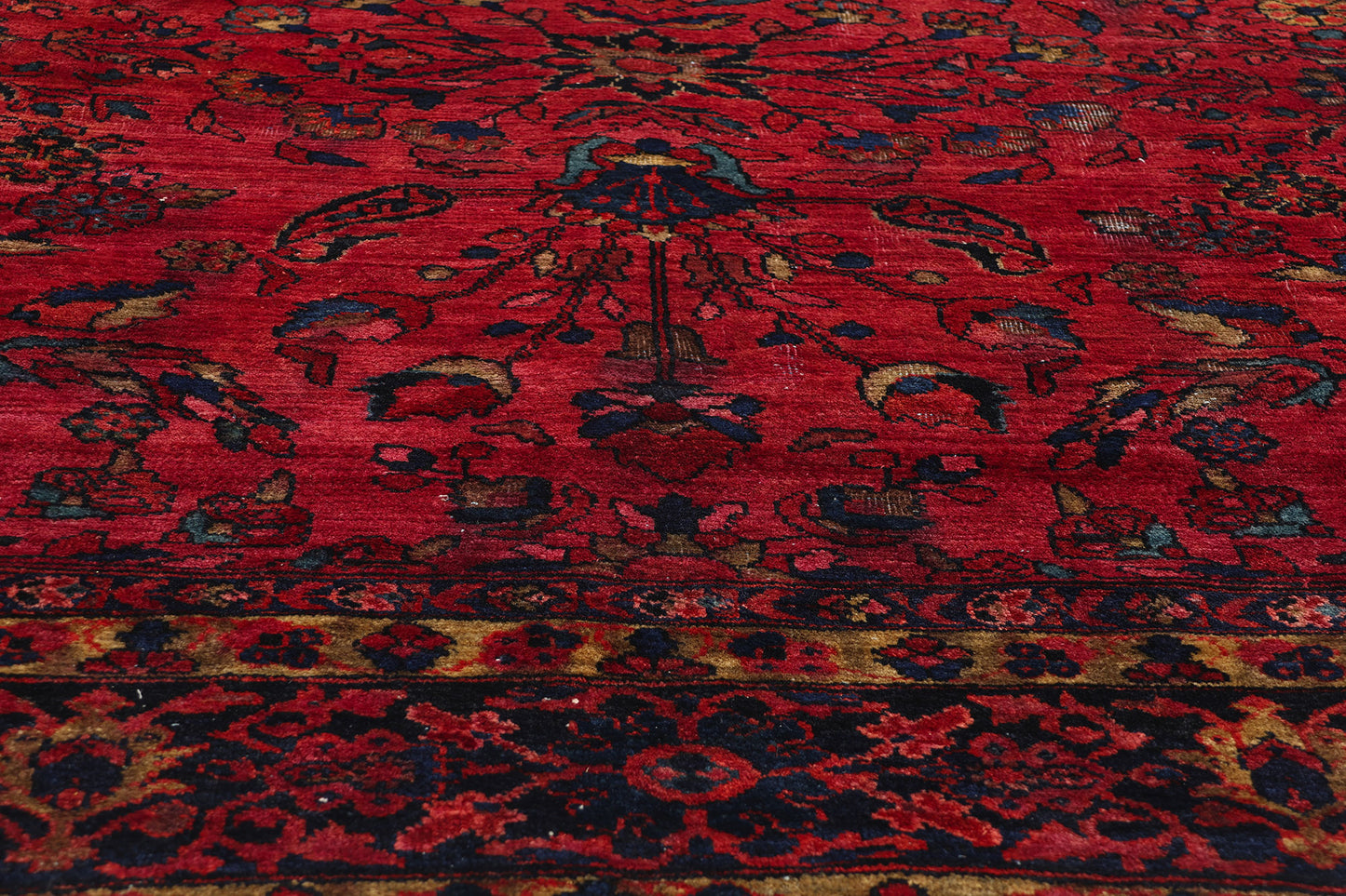 9 x 12 Antique Persian Mahal Rug 78982