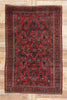 4 x 6 Antique Red Persian Sarouk Rug 79018
