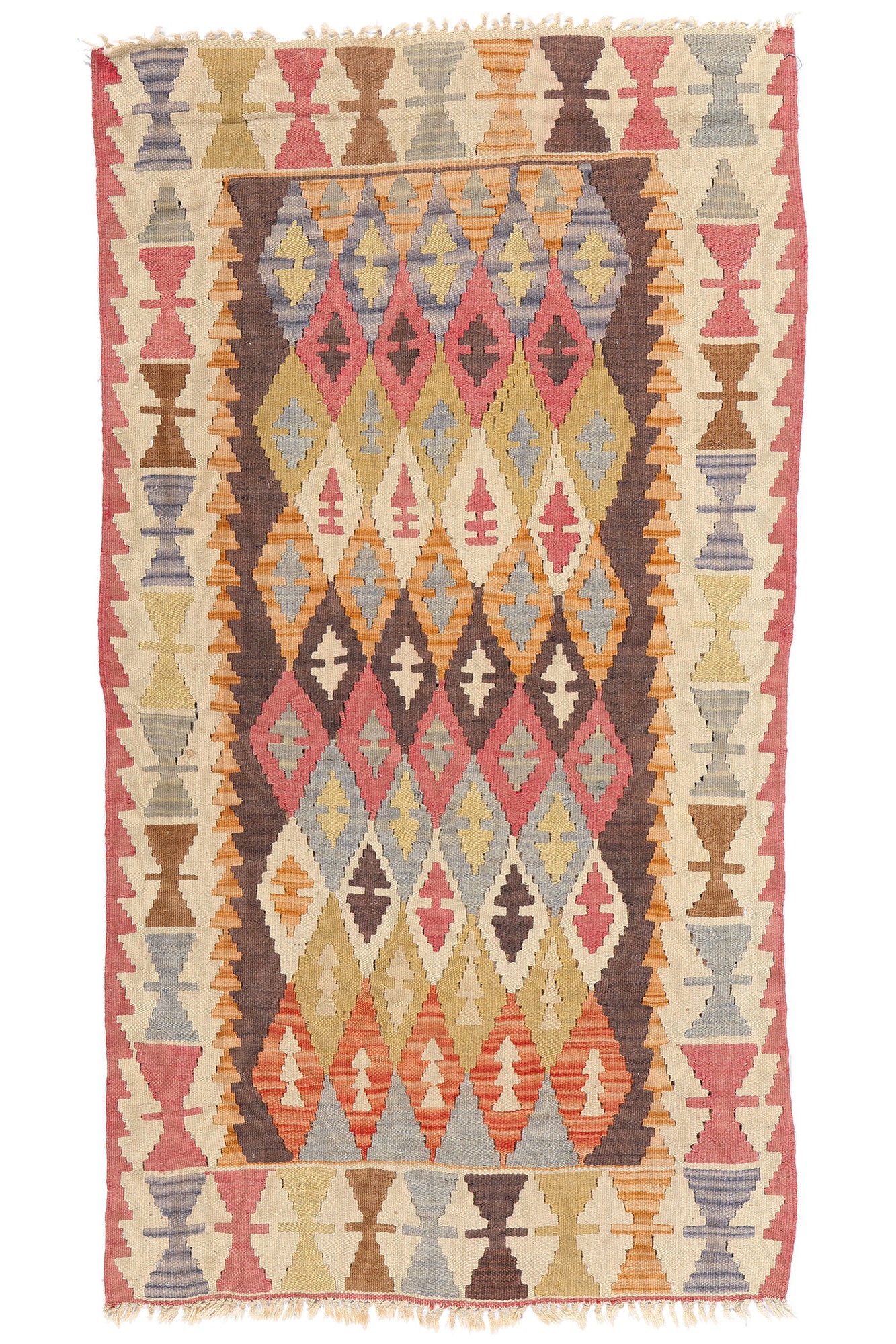 3 x 5 Antique Turkish Kilim Rug 78951