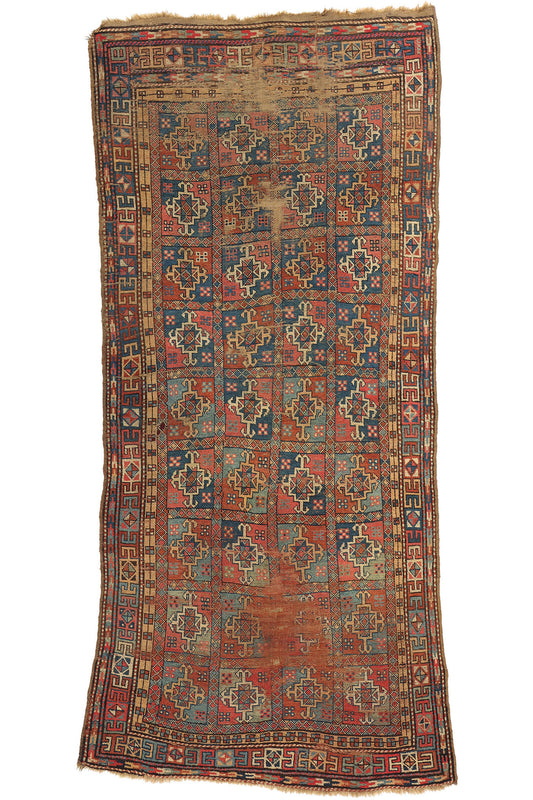 5 x 11 Antique Turkish Yuruk Rug 78985