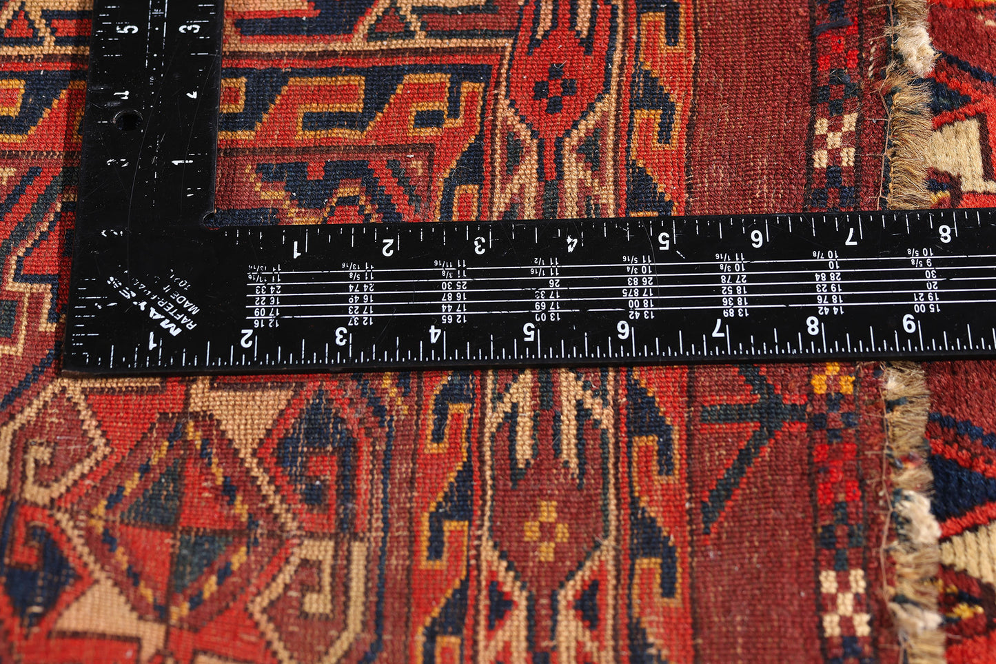 2 x 4 Red Antique Afghan Turkmen Chuval Bag 79342