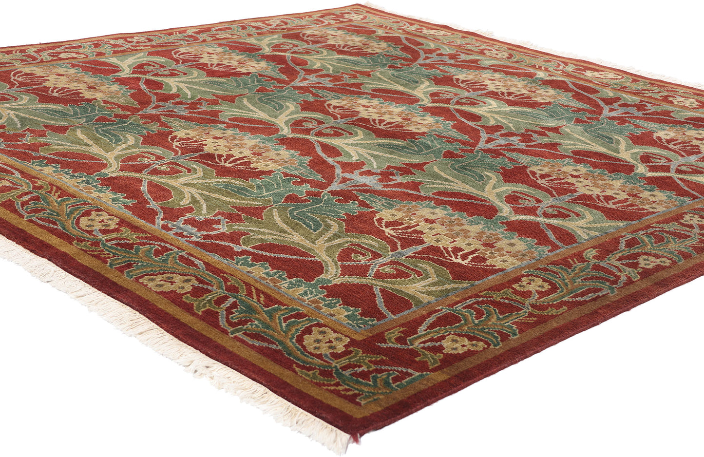 7 x 7 Vintage Tibetan Arts & Crafts Style Rug 79148