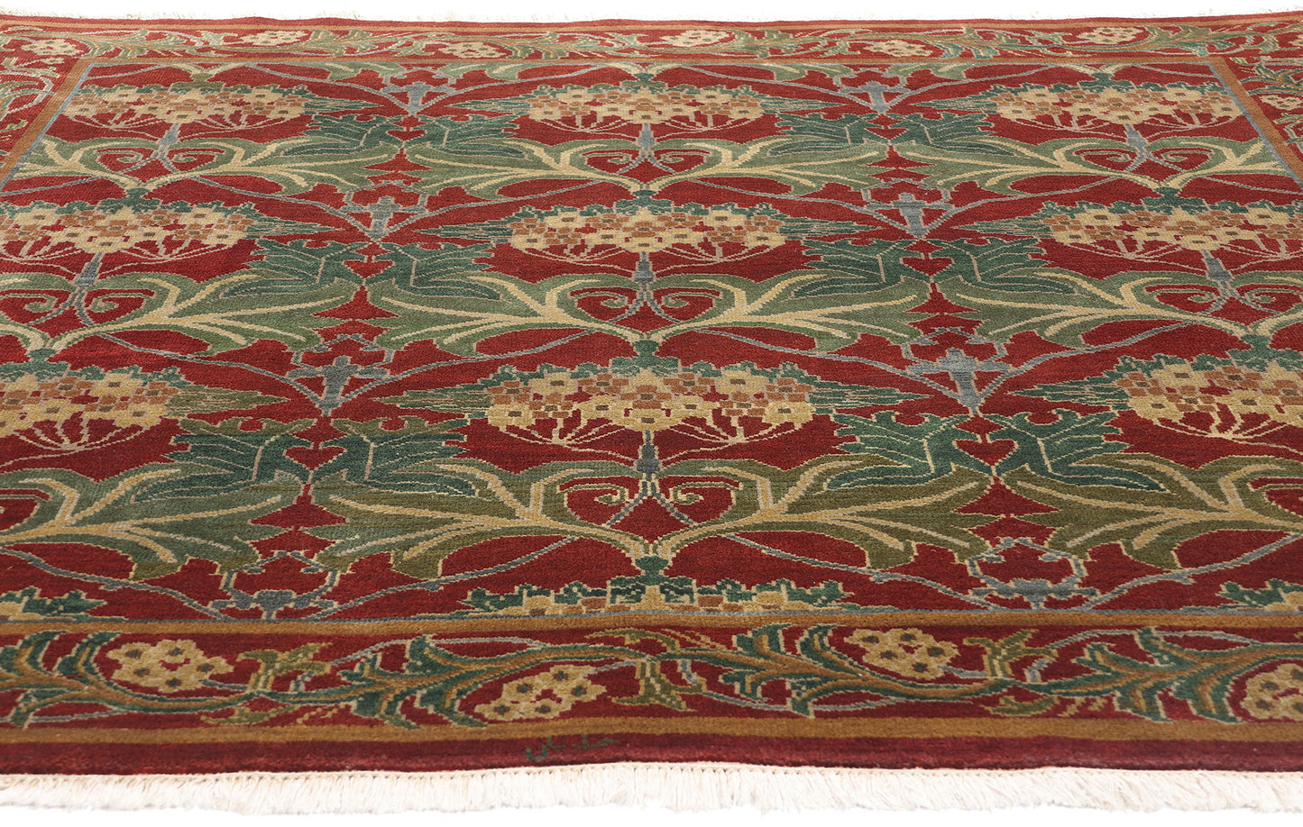 7 x 7 Vintage Tibetan Arts & Crafts Style Rug 79148