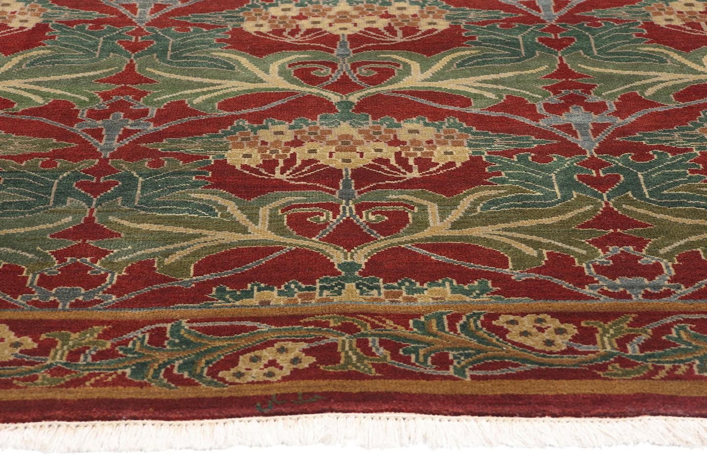 7 x 7 Vintage Tibetan Arts & Crafts Style Rug 79148