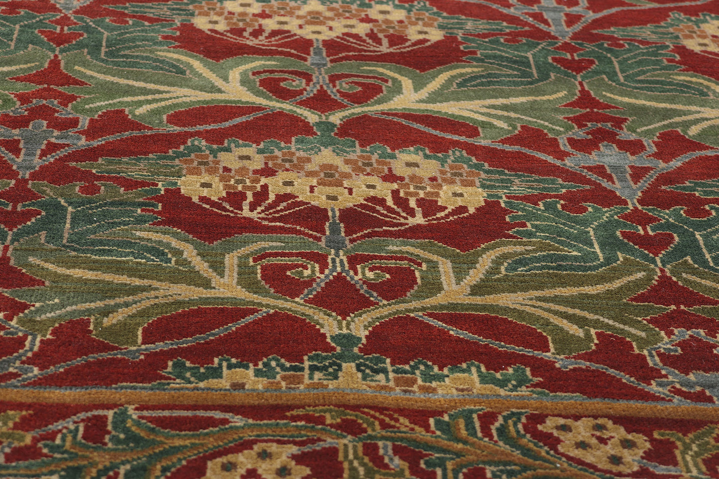 7 x 7 Vintage Tibetan Arts & Crafts Style Rug 79148