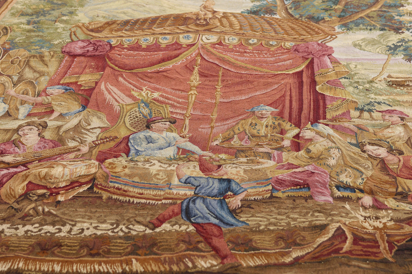 5 x 7 - Multicolor Chinese Tapestry Rug - 73699
