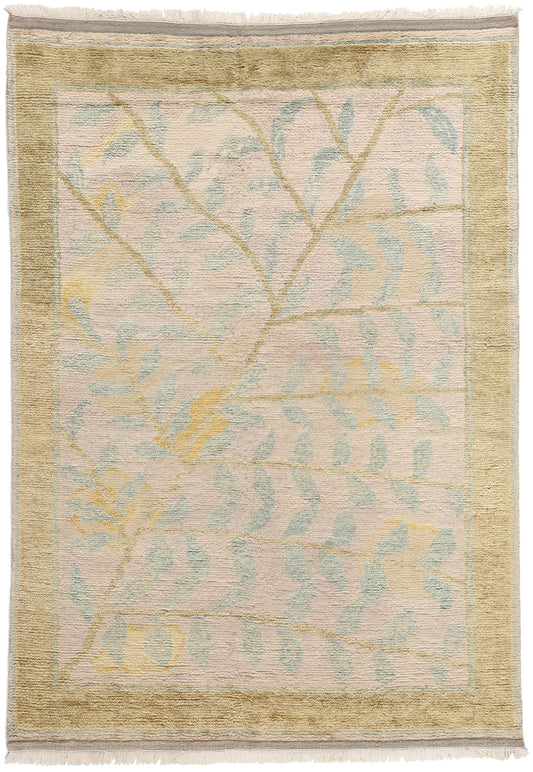 6 x 9 Modern Biophilic Moroccan Rug 31290