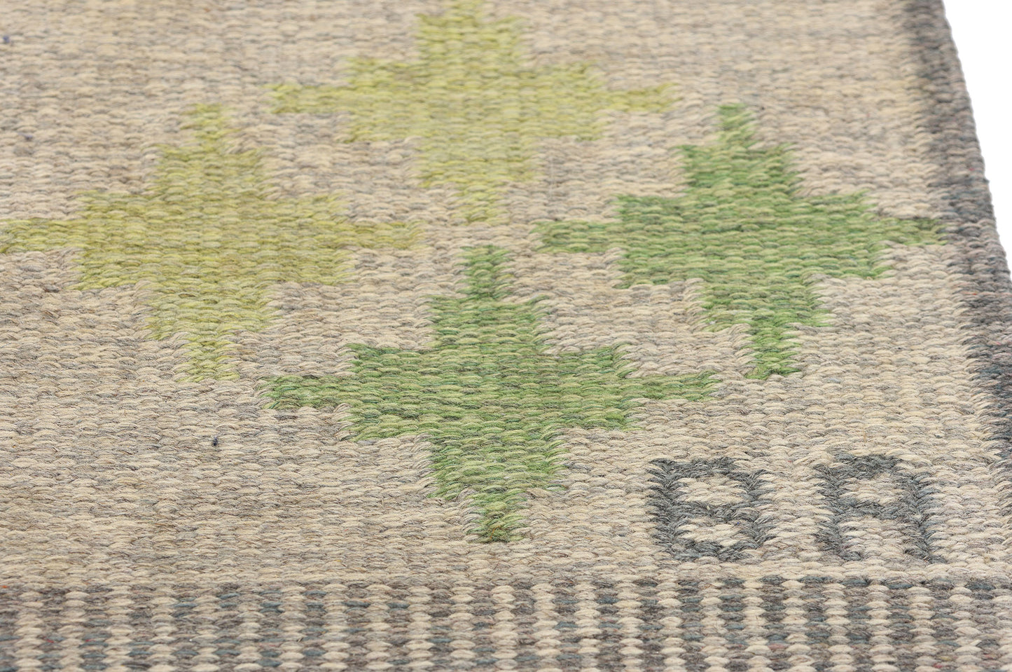 5 x 8 Bitte Ahlgren Vintage Swedish Rollakan Rug 79048