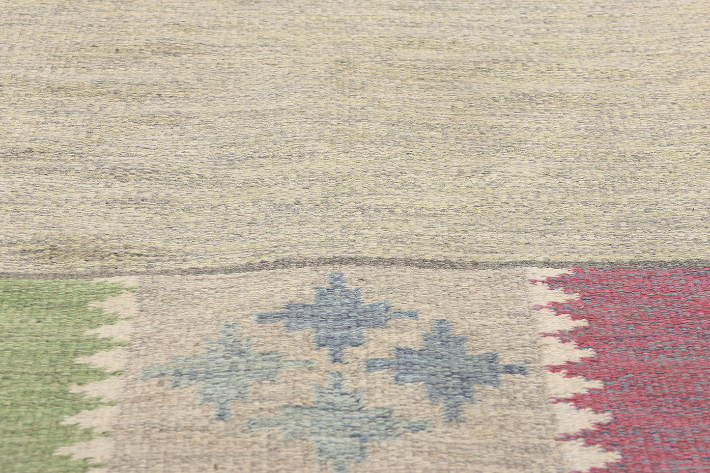 5 x 8 Bitte Ahlgren Vintage Swedish Rollakan Rug 79048