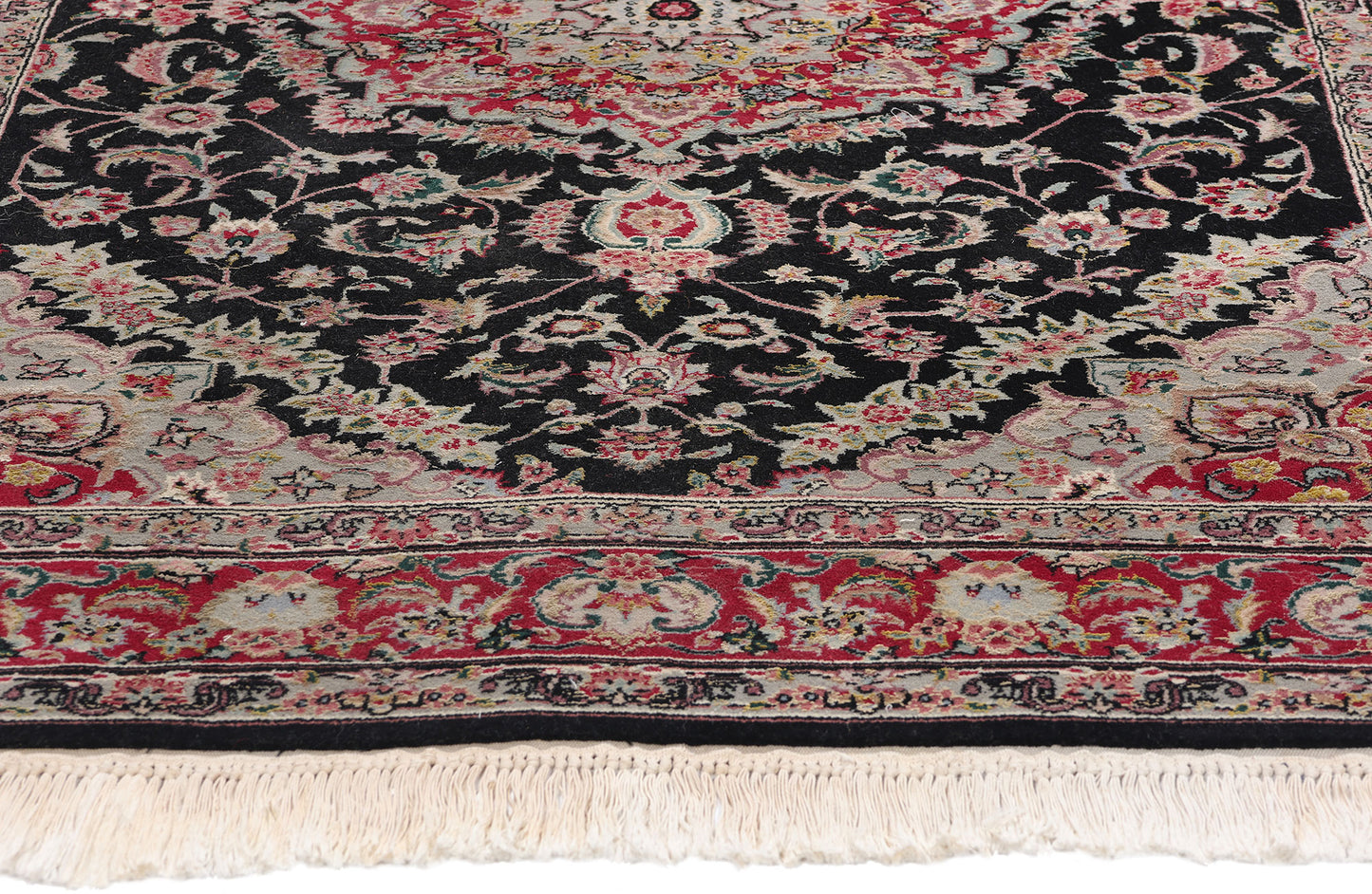 4 x 6 Vintage Chinese Tabriz Rug 79116