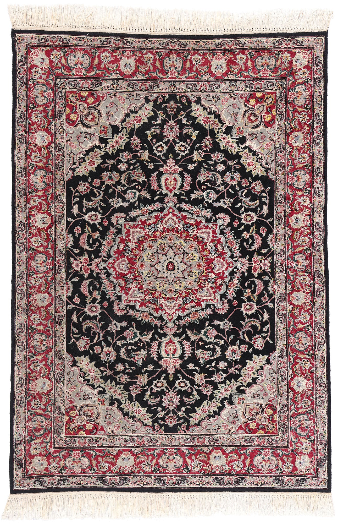 4 x 6 Vintage Chinese Tabriz Rug 79116