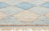 8 x 10 Azure Mirage Blue Diamond Moroccan Rug 31237