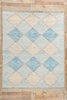 8 x 10 Azure Mirage Blue Diamond Moroccan Rug 31237