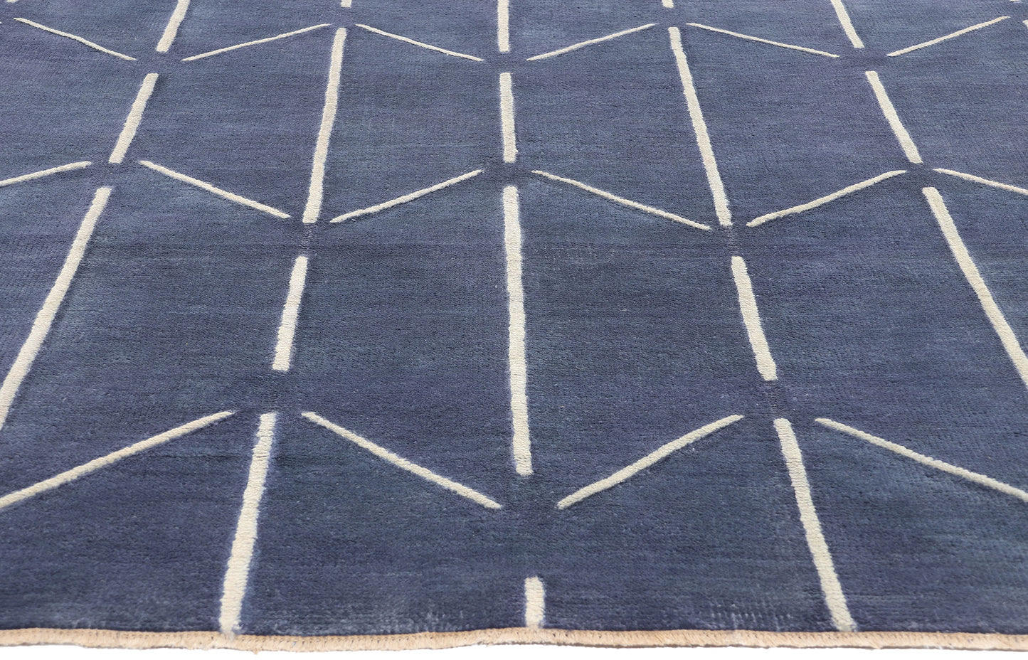 9 x 12 Modern Geometric High-Low Rug 31187