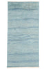 4 x 8 Tranquil Tides Modern Blue Moroccan Rug 31308