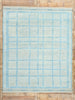 8 x 10 Cubist Azure Grid Modern Moroccan Rug 31245