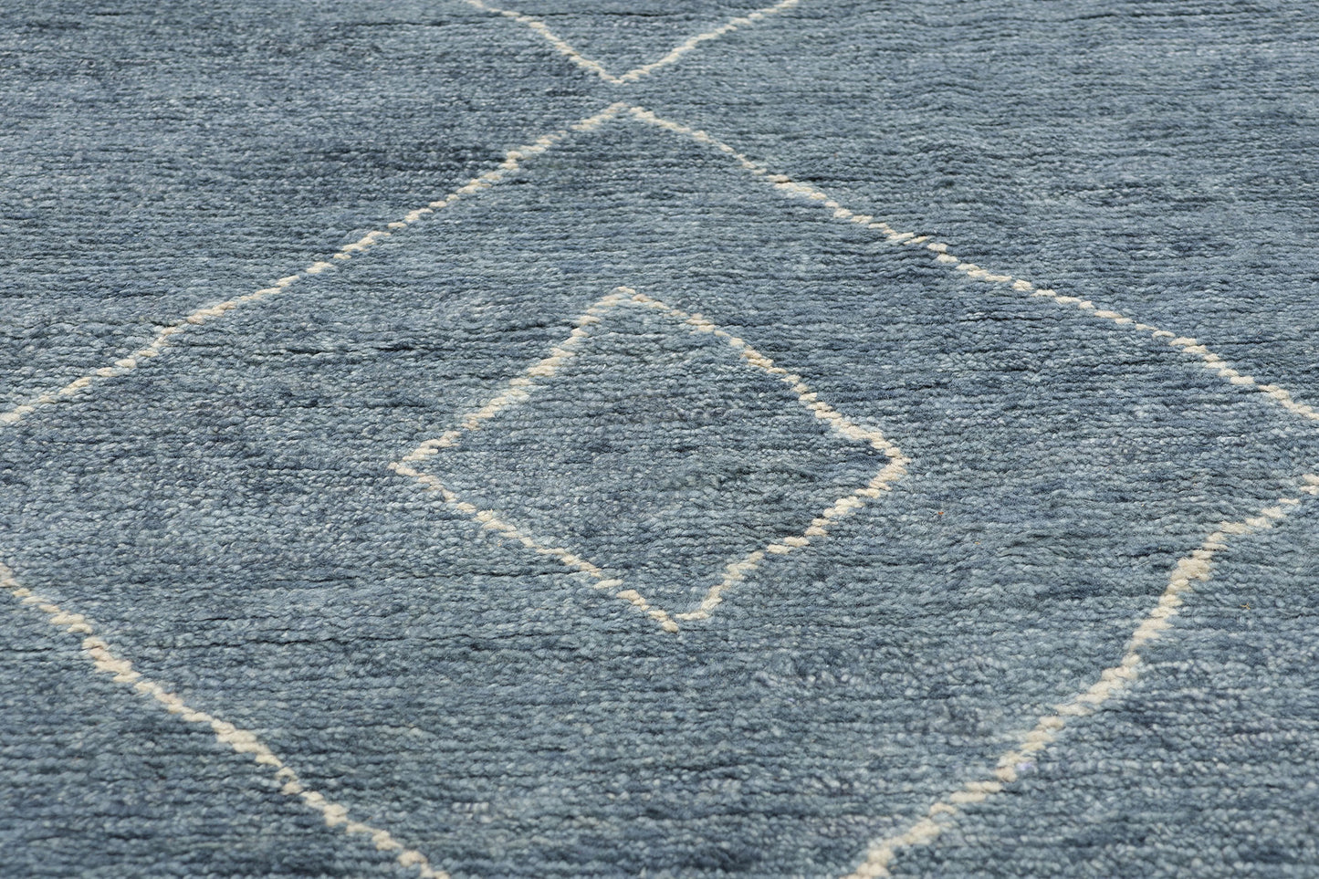 8 x 10 Azure Oasis Modern Blue Moroccan Rug 31205
